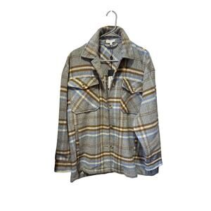 NWT Gianni Bini Plaid Shacket Size L